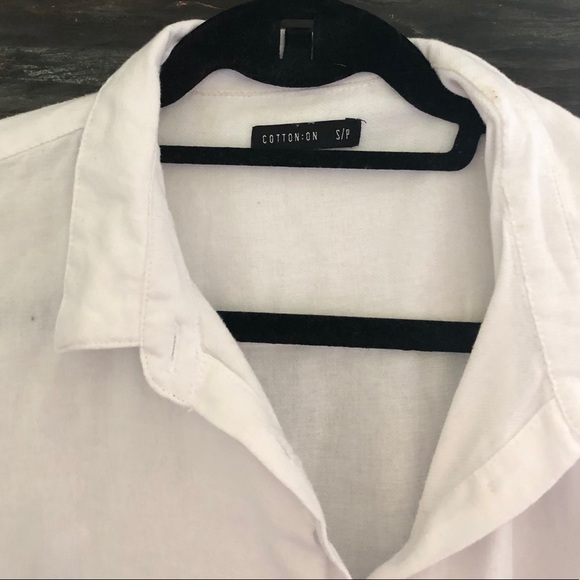 Cotton On White Button Up - Picture 3 of 5